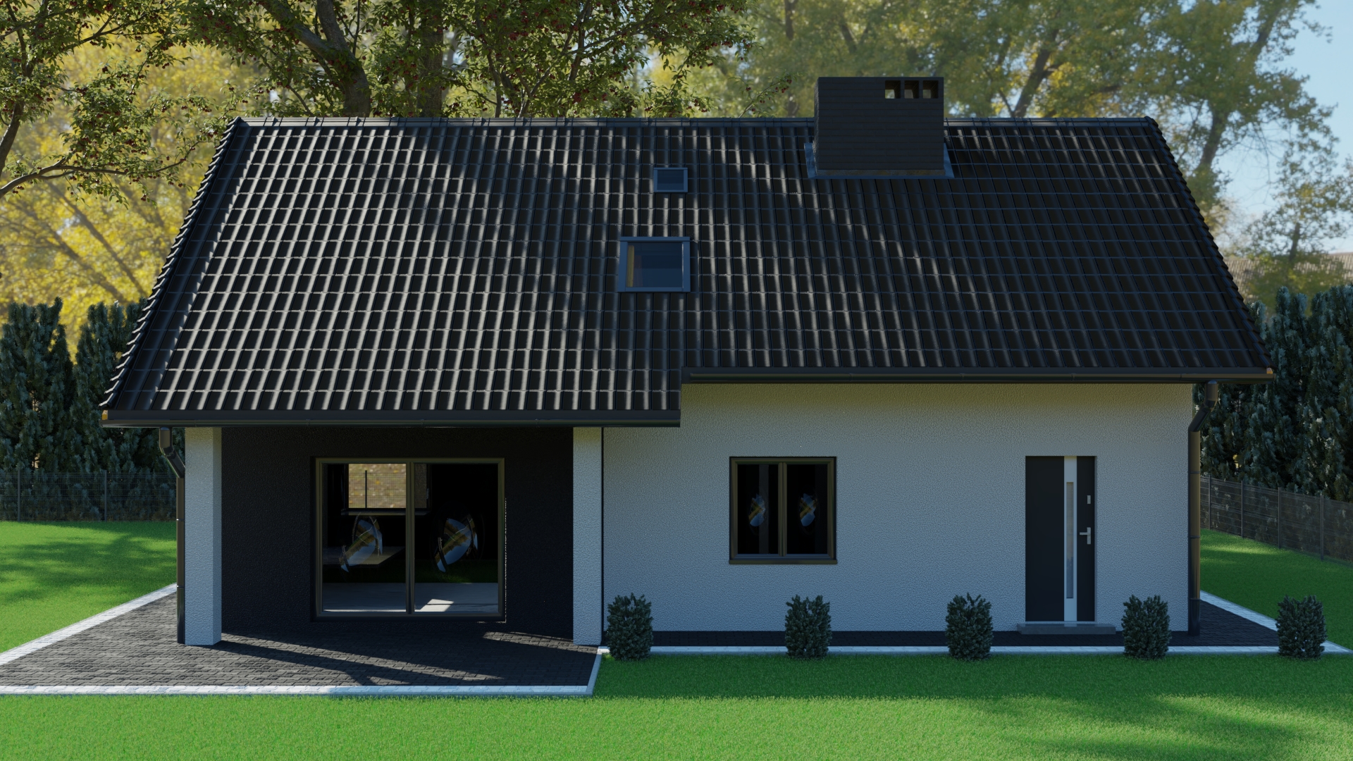 wizualizacja architektoniczna domu